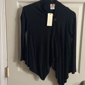 H.I.P girls fly away cardigan size medium NWT